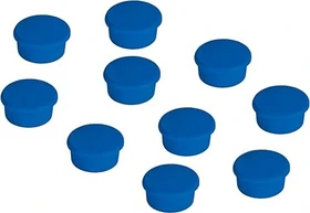 Franken Magnet, 13x7x13mm, blau, 10 Stück