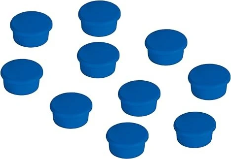 Franken Magnet, 13x7x13mm, blau, 10 Stück