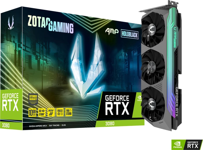 Zotac Gaming GeForce RTX 3080 AMP Holo, 10GB GDDR6X, HDMI, 3x DP