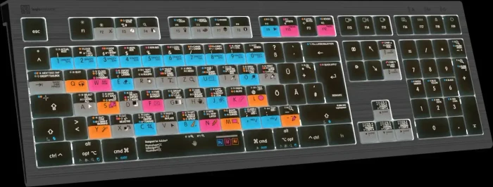 LogicKeyboard Astra 2 Adobe Graphic Designer Mac, USB, FR