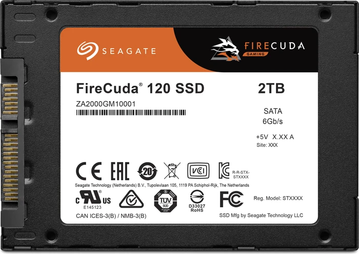 Seagate FireCuda 120 SSD 2TB, 2.5" / SATA 6Gb/s
