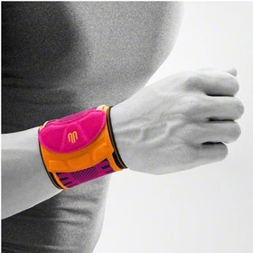 Bauerfeind Sports Wrist Strap Handgelenkbandage Größe S/M rosa, 1 Stück