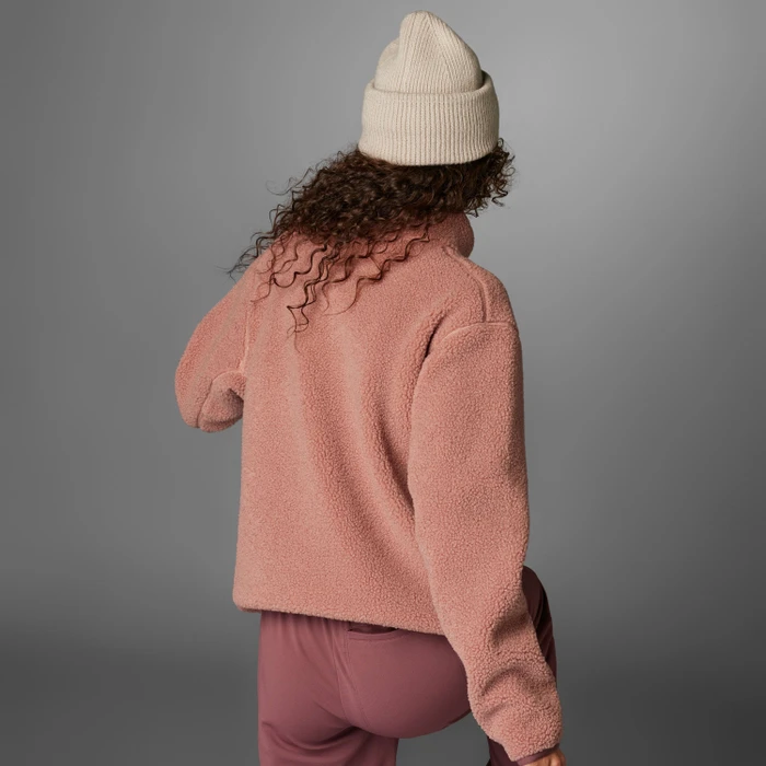 adidas Terrex Xploric High Pile Fleece Pullover warm clay (Damen)