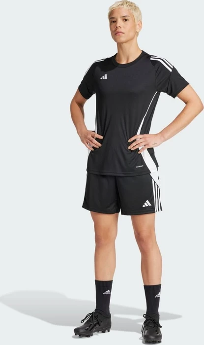 adidas Tiro 24 Trainingshose kurz schwarz/weiß (Damen)