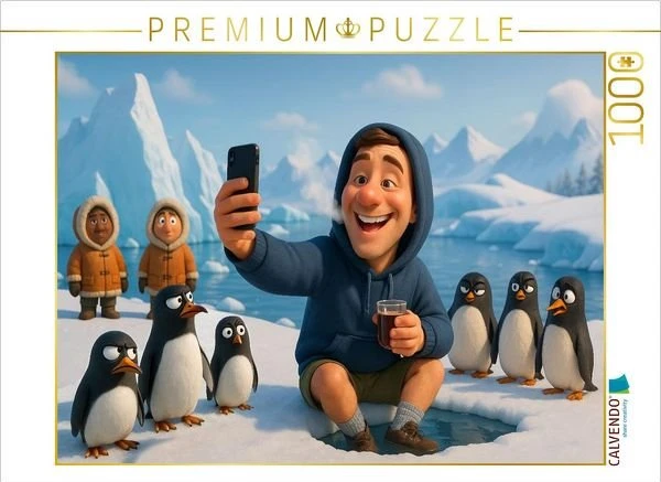 Calvendo Pinguinselfie - Manchen kann es nicht kalt genug sein