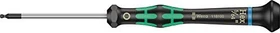 Wera Kraftform Micro 2052 zöllig Elektroniker Innensechskant Schraubendreher zöllig, 5/64"x60mm