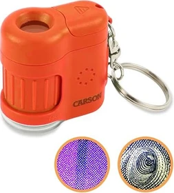 Carson MicroMini Taschenmikroskop orange