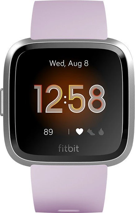 Fitbit Versa Lite Edition Aktivitäts-Tracker lilac/silver