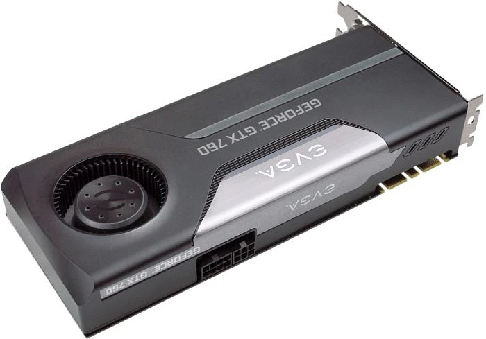 EVGA GeForce GTX 760 EVGA Cooler, 2GB GDDR5, 2x DVI, HDMI, DP