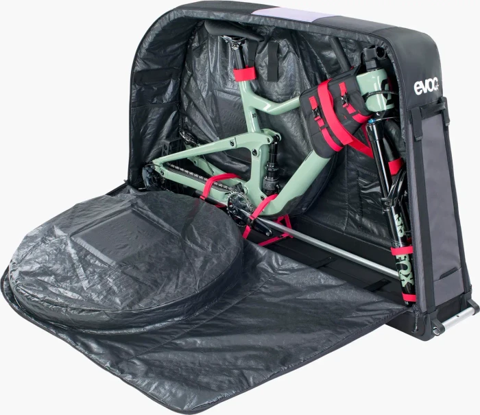 Evoc Road Bike Bag Pro Modell 2025 Fahrradtasche carbon grey/purple rose/black