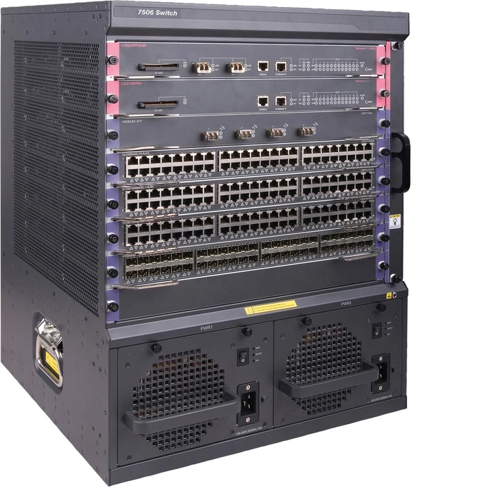 HPE FlexNetwork 7500 Series 7506 Rackmount Switch, 8x Erweiterungsslot