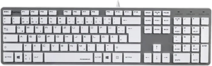 Hama Rossano Keyboard, USB, DE