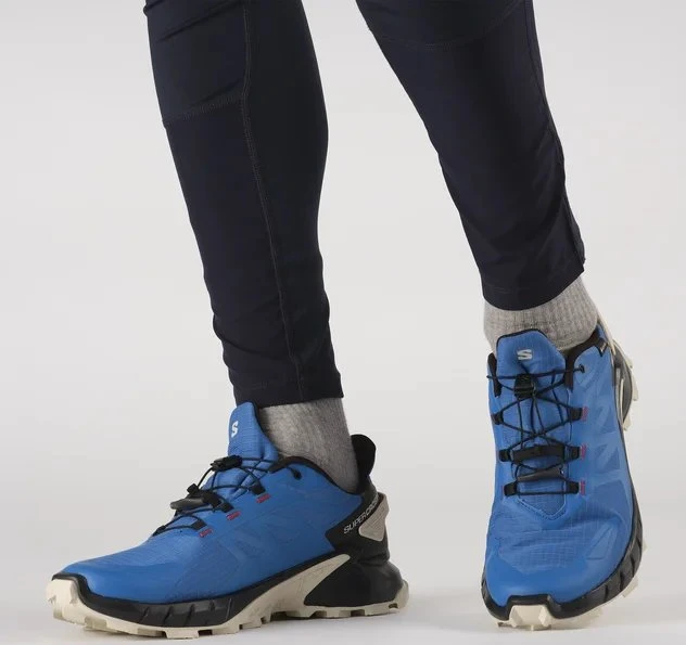 Salomon Supercross 4 GTX nautical blue/black/rainy day (Herren)