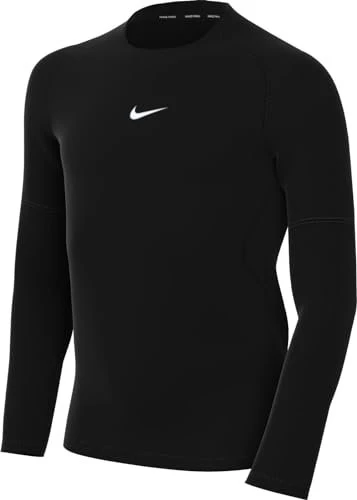 Nike Pro Dri-FIT Funktionsshirt langarm schwarz/weiß (Junior)
