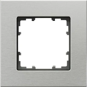 Siemens DELTA miro Aluminium Rahmen 1-Fach, aluminium natur