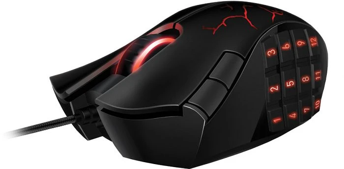 Razer Naga Molten Special Edition Gaming Mouse, USB