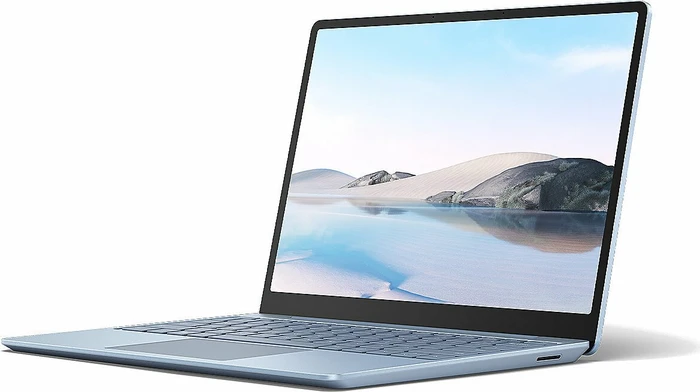 Microsoft Surface Laptop Go, Eisblau, Core i5-1035G1, 8GB RAM, 128GB SSD, UK, Business