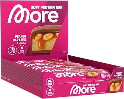More Nutrition More Protein Bar Peanut Caramel 500g (10x 50g)