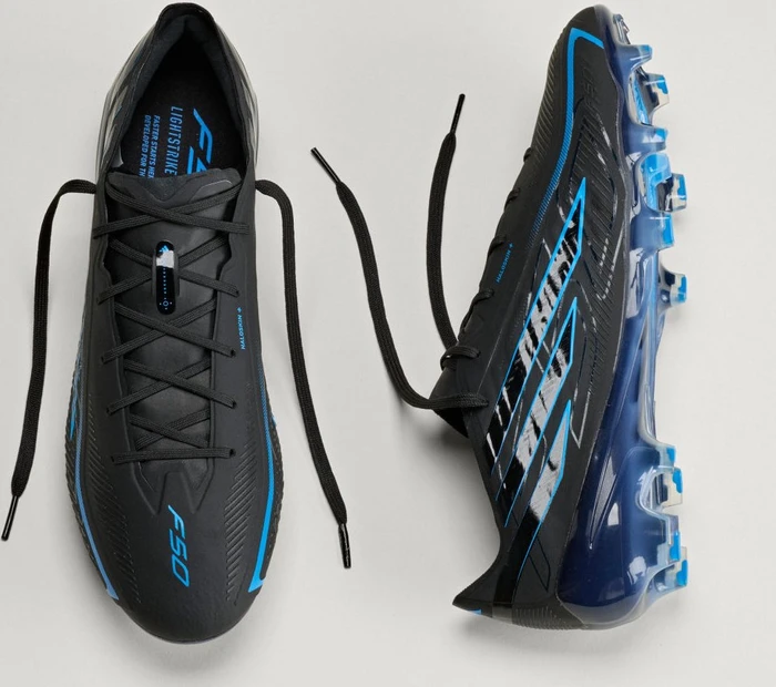 adidas F50 Hyperfast Elite FG core black/lucid ray blue