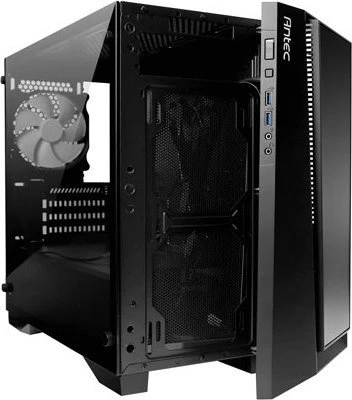Antec P6 schwarz, Glasfenster