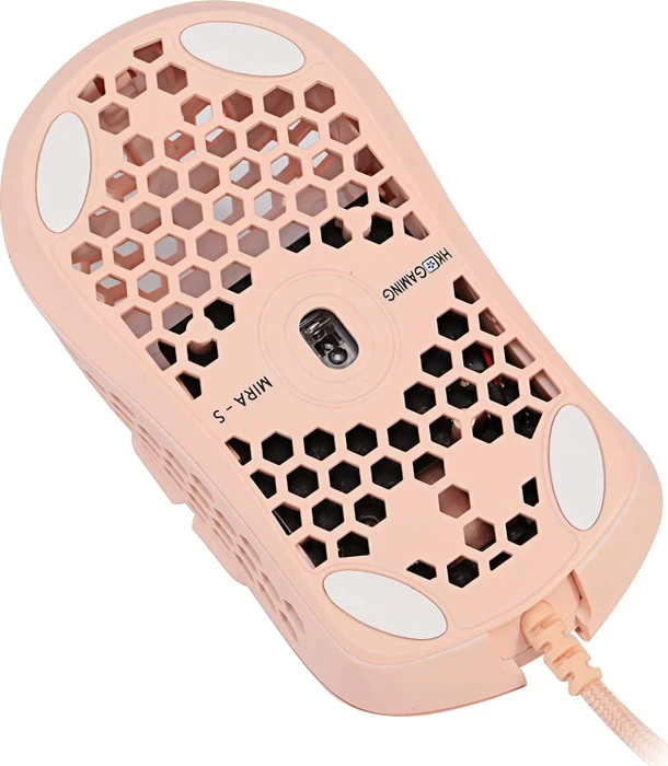 HK Gaming Mira-S Gaming Mouse Rose Quarz rosa, USB