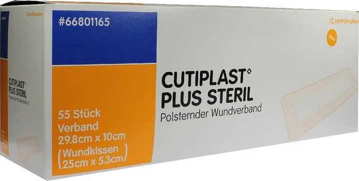 Cutiplast Plus Steril, 10 x 29.8cm, 55 Stück