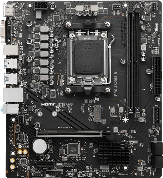 MSI PRO A620M-B (AMD AM5)