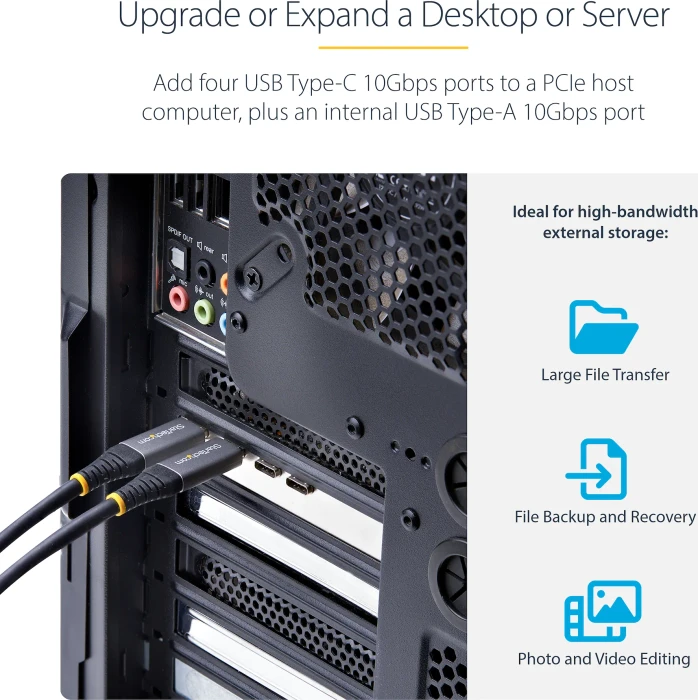 StarTech 4x USB-C 3.1, PCIe 3.0 x4
