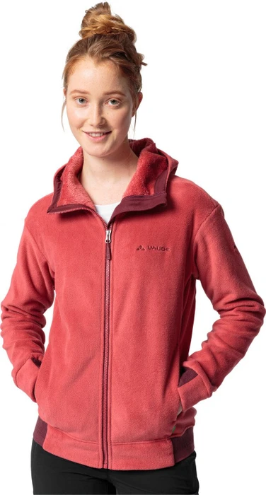 Vaude Neyland Fleece Hoody Jacke brick (Damen)