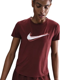 Nike One Swoosh Dri-FIT Laufshirt kurzarm dark team red (Damen)