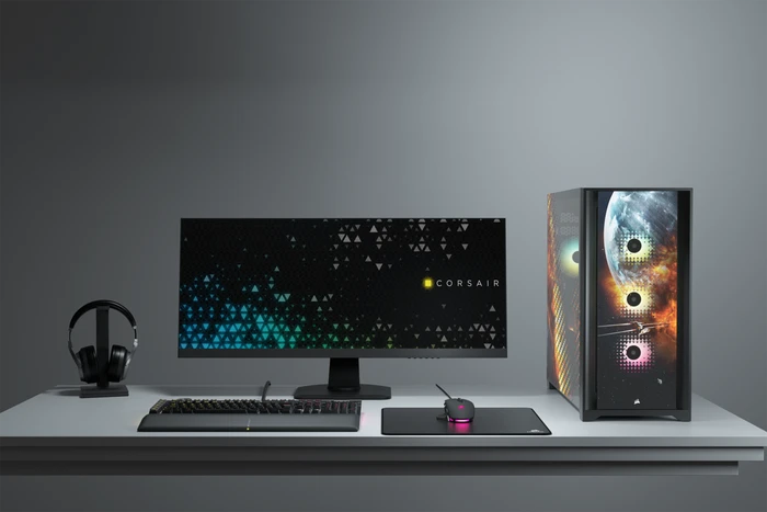 Corsair iCue 5000X RGB Signature Series Planetary, schwarz, Glasfenster