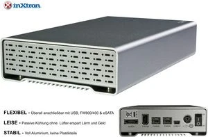 Macpower SK-3500 Super-S Combo, USB-A 2.0/FireWire/FireWire 800/eSATA