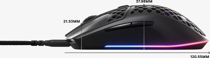 SteelSeries Aerox 3 Snow 2022 Edition, weiß, USB