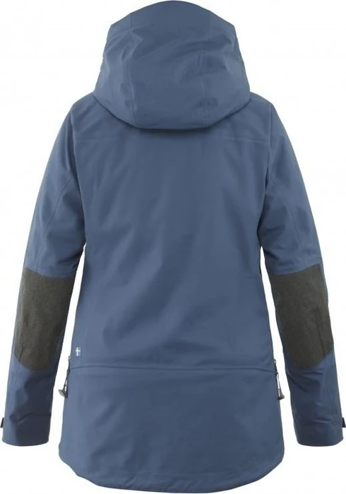 Fjällräven Bergtagen Eco-Shell Funktionsjacke lang mountain blue (Damen)