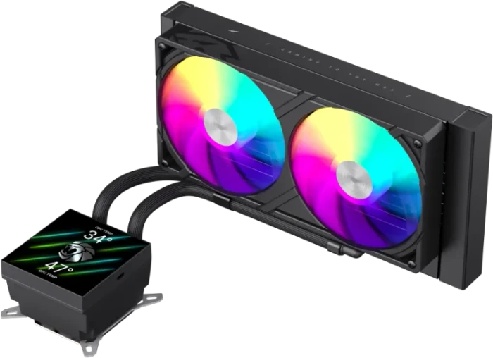 GameMax Glacier 240 BK, schwarz