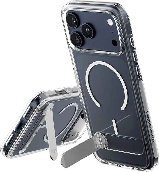 PanzerGlass Care Feature Case Transparent w. Kickstand & MagSafe für Apple iPhone 17 Pro Max