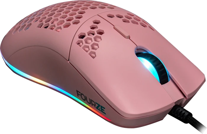 FourZE GM800 Gaming Mouse, Rose, USB