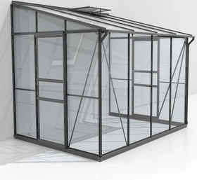Vitavia Osiris 5200 ESG 3mm Anlehngewächshaus schwarz