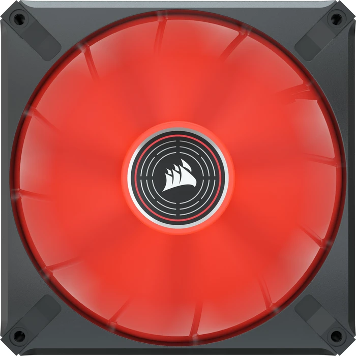 Corsair ML Series ML140 LED Elite Red, schwarz, 140mm
