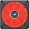 Corsair ML Series ML140 LED Elite Red, schwarz, 140mm Vorschaubild