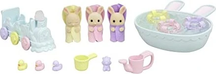 Epoch Sylvanian Families - Spiel-Sets - Milchhasen Bade Spielset