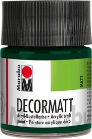 Marabu Decormatt Acryl Acrylfarbe, tannengrün, 50ml