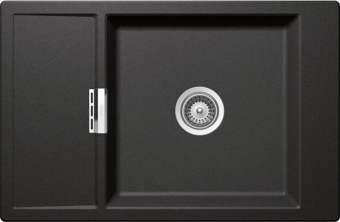 Schock Mono D-100XS Unterbau Becken reversibel stone inkl. Schneidebrett