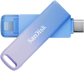 SanDisk Creator Phone Drive 128GB, USB-C + Apple Lightning, USB 3.2 Gen 1×1, USB 2.0