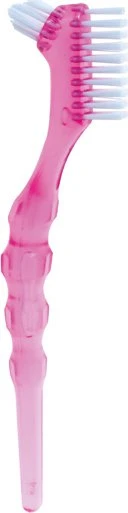 Miradent Protho Brush De Luxe Prothesenbürste pink – Bild 2 von 2