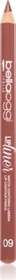 Bellaoggi Lip Liner Matte Lip Pencil 009 brown, 1.1g