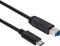Club 3D USB 3.1 Adapterkabel, USB-B 3.1 Stecker auf USB-C 3.1 Stecker, 1m Vorschaubild