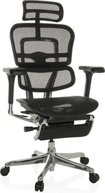HJH Office Ergohuman Plus LegPro Bürostuhl, schwarz