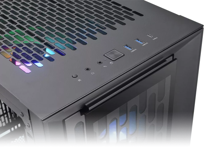 Thermaltake CTE T500 TG ARGB, schwarz, Glasfenster