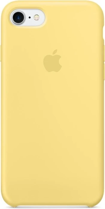 Apple Silikon Case für iPhone 7 zitronengelb